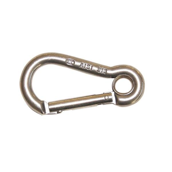 MOSCHETTONE "KONG"  CON OCCHIO INOX 316