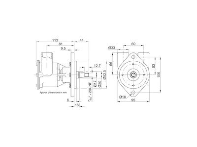 POMPA IN BRONZO F7B-9