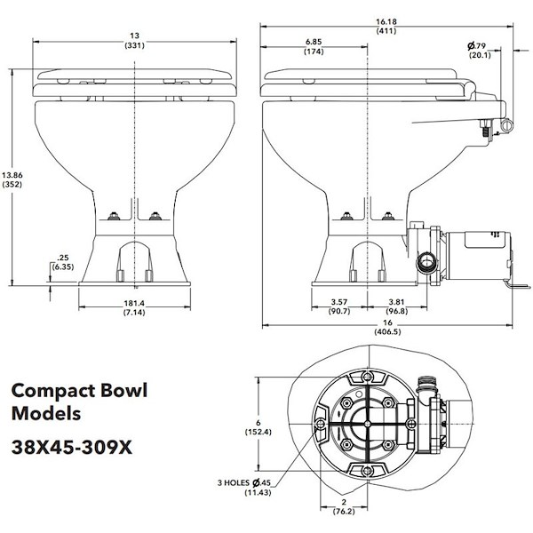 WC QUIET FLUSH E2 COMPACT