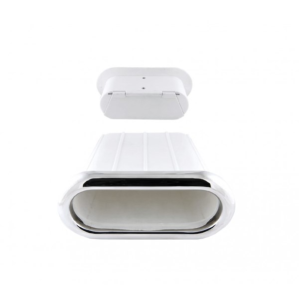 SCARICO OVALE NYLON-INOX