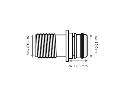 KIT RACC. 1/2' QEST DIRITTO 2PZ
