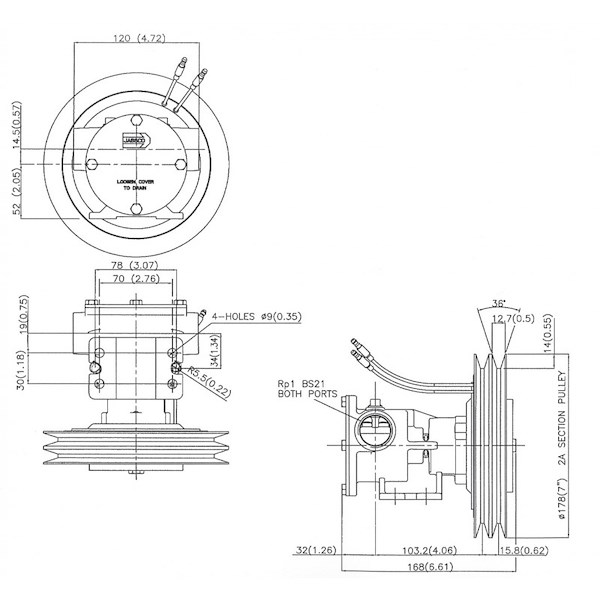 POMPA IN BRONZO 50580-2101