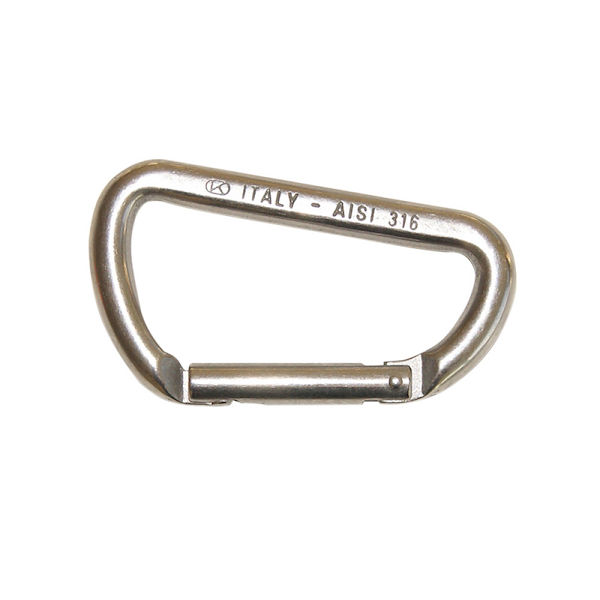 MOSCHETTONE "KONG" ASIMMETRICO INOX 316