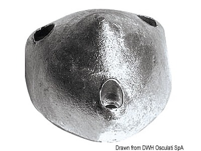 Anodo a cono in zinco compatibile con eliche Max-Prop