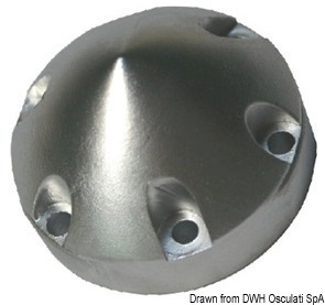 Anodo a cono in zinco compatibile con eliche Max-Prop