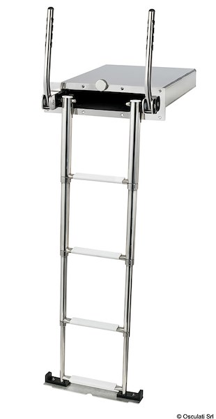 Scaletta a scomparsa per plancetta 4 gradini EasyUp 