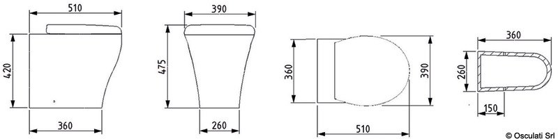 WC elettrico TECMA Breex