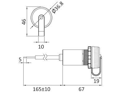 Presa stagna USB-A + USB+C con cappuccio 