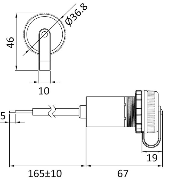 Presa stagna USB-A + USB+C con cappuccio 