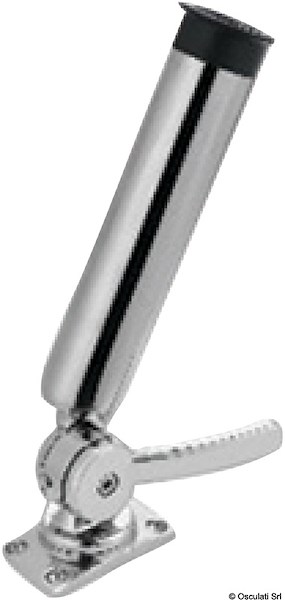 Portacanne orientabile in acciaio inox 316