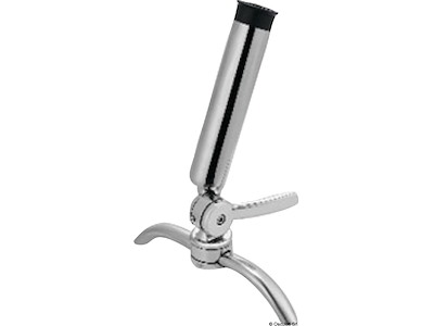 Portacanne orientabile in acciaio inox 316