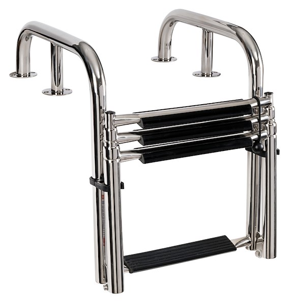 Scalette telescopiche da plancetta con maniglie