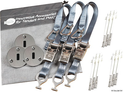 Cinghie di fissaggio con cricchetto e aggancio rapido recessato RAPID MARINE