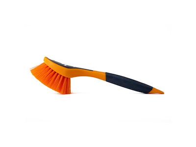 SPAZZOLA MANUALE ARANCIO MEDIA