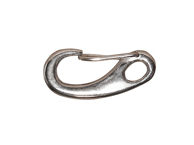 MOSCHETTONE INOX CON APERTURA A MOLLA