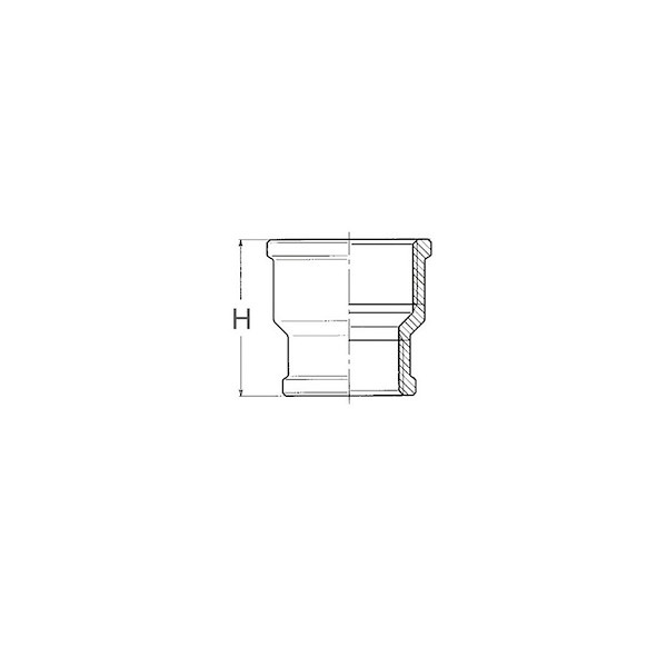 MANICOTTO RIDOTTO F-F IN OTTONE