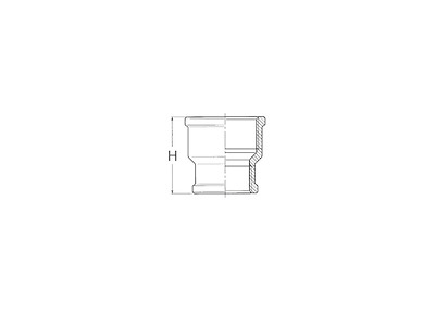 MANICOTTO RIDOTTO F-F IN BRONZO