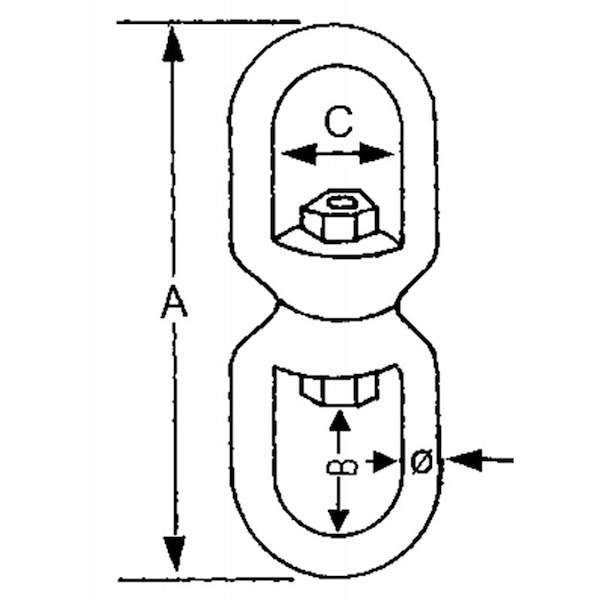 GIRELLA INOX OCCHIO-OCCHIO