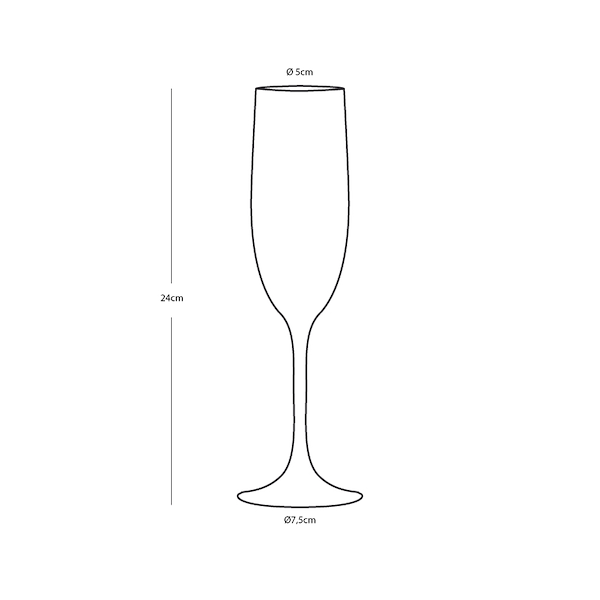 BICCHIERI DA CHAMPAGNE SERIE PARTY