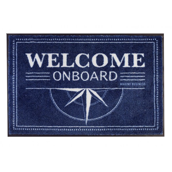ZERBINO WELCOME BLU 75X50