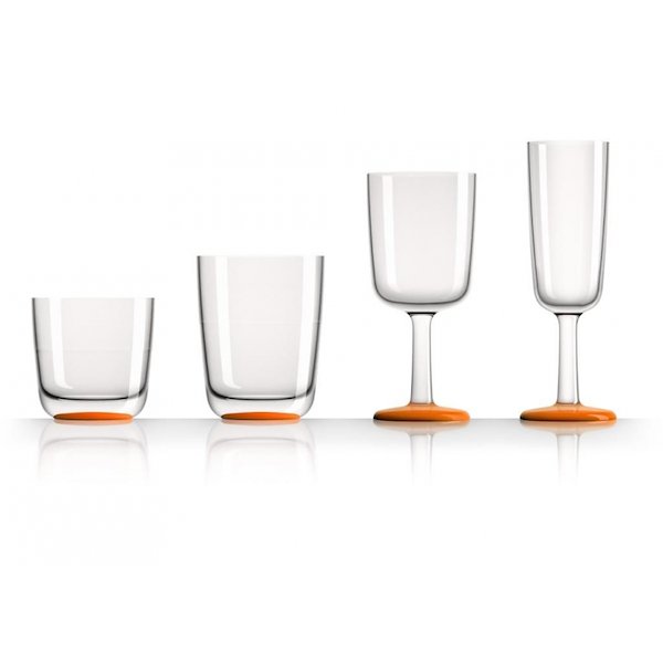 BICCHIERE VINO 300 ML ARANCIONE