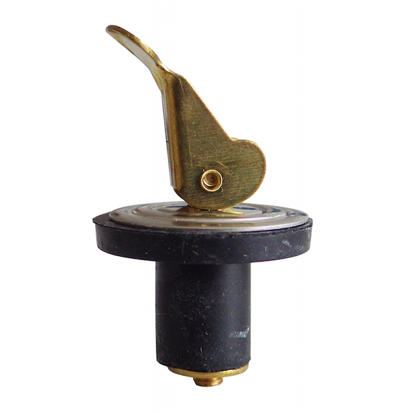 TAPPI ESPANSIONE IN OTTONE E GOMMA