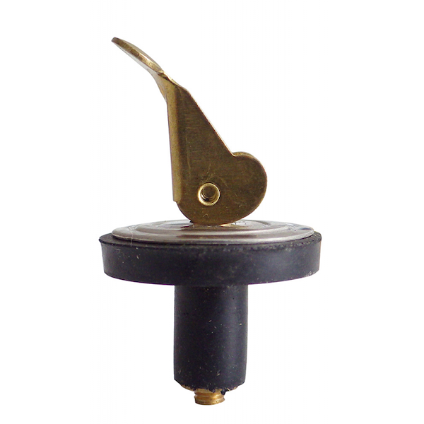 TAPPI ESPANSIONE IN OTTONE E GOMMA