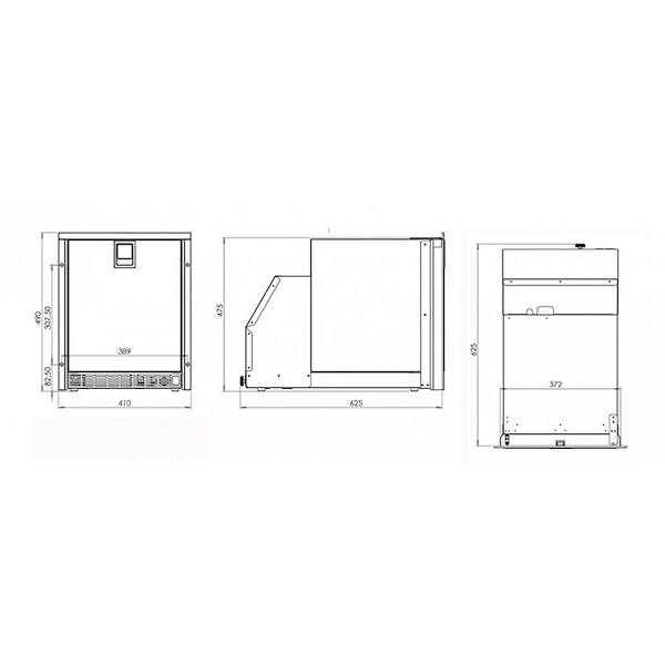 LOW PROFILE ICE MAKER 230V/50HZ