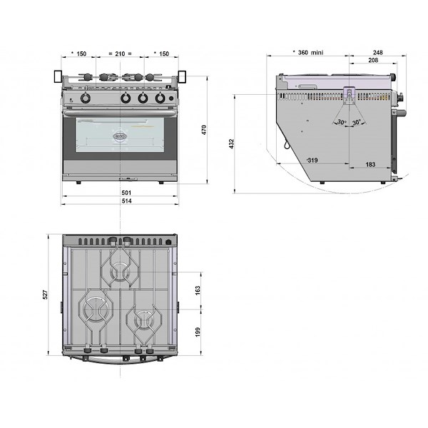 CUCINA CON FORNO/GRILL BRETAGNE