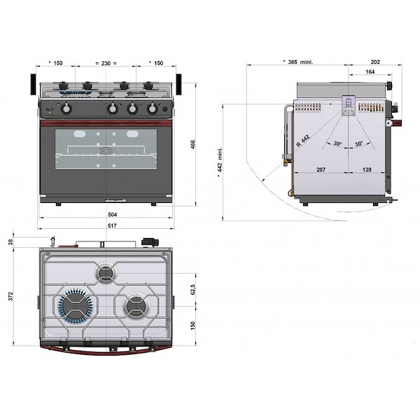 CUCINA CON FORNO/GRILL GASCOGNE