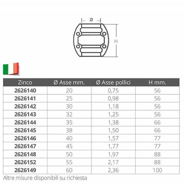 COLLARE PER ASSE