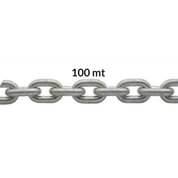 CATENA ZINCATA CALIBRATA 100MT