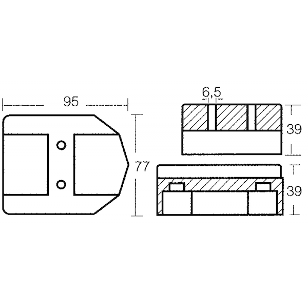 PLACCA IN ZINCO PER MOTORI MERCRUISER
