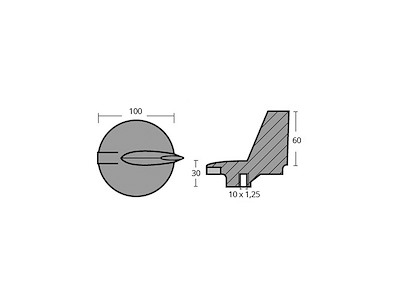 PINNA PER MOTORI L225/ZL250/300HP 2T