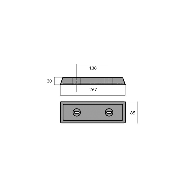 BARRA IPS IN ALLUMINIO