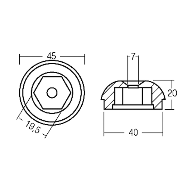 OGIVA PER BOW THRUST SIDE POWER-SLEIPNER
