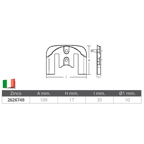 PIASTRA ANTICAVITAZIONE YANMAR
