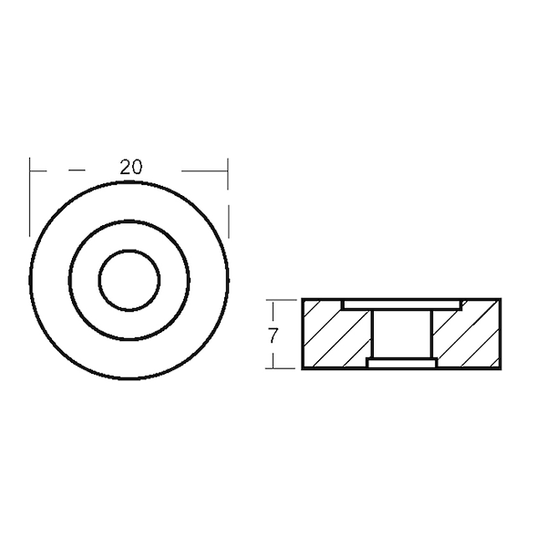 RONDELLA PER MOTORI TOHATSU 2,5/8 HP