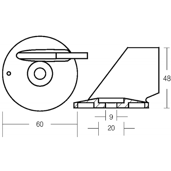 PINNA PER MOTORI SUZUKI 75/90 HP DF 40
