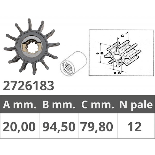 GIRANTE POMPE SHERWOOD 26000K