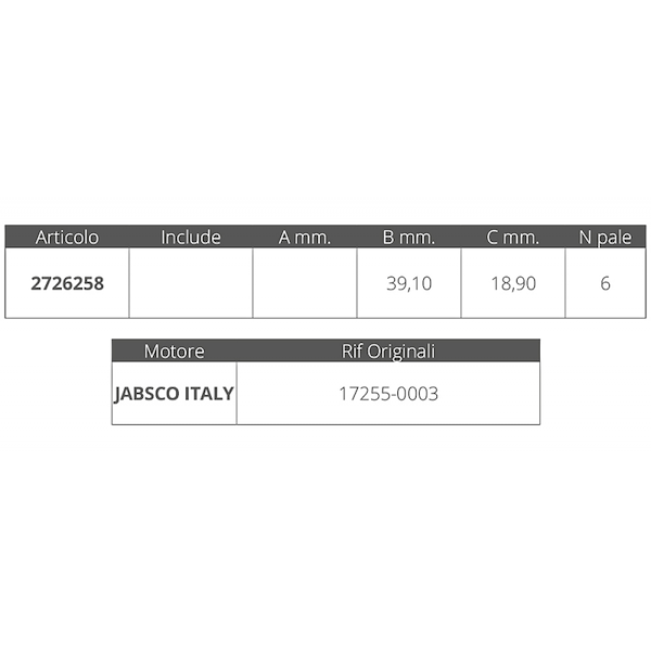 GIRANTE JABSCO 17255-0003