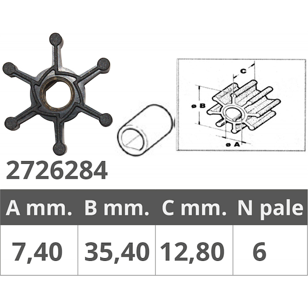 GIRANTE JOHNSON RIF.OR.09-1077B-9