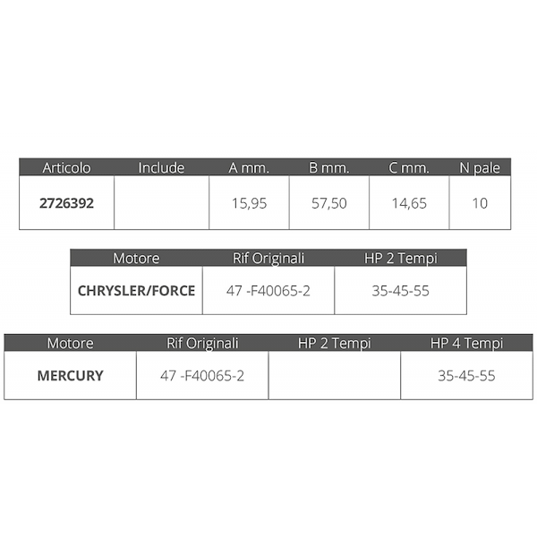 GIR. MERCURY-FORCE R.O. 47-F40065-2
