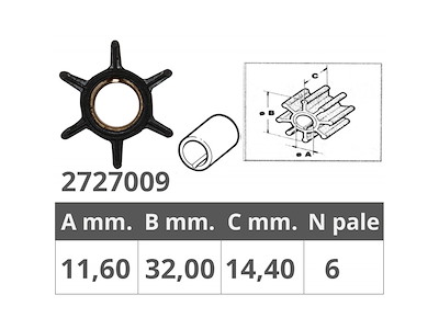 GIRANTE MERCURY 2T 6-9,8 HP