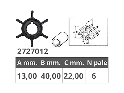 GIRANTE YAMAHA-MERCURY 2/4T 8-15 HP