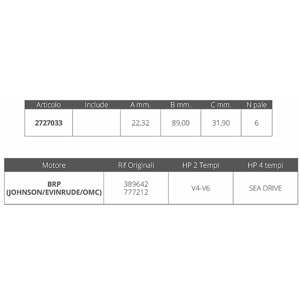 GIRANTE JOHNSON/EV. 2T V4-V6