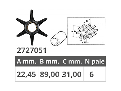 GIRANTE YAMAHA/MERCURY/SELVA 2/4T