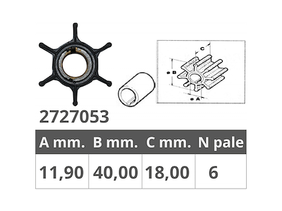 GIRANTE YAMAHA 2T 6-8 HP