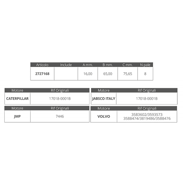 GIR.JAB.17018 VOLVO 3583602-3593573