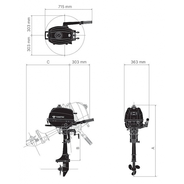 MOTORE FUORIBORDO MFS2.5S